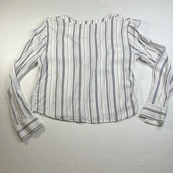 Rails Grace Patriot Stripe Lace Front Top Medium - Picture 12 of 13